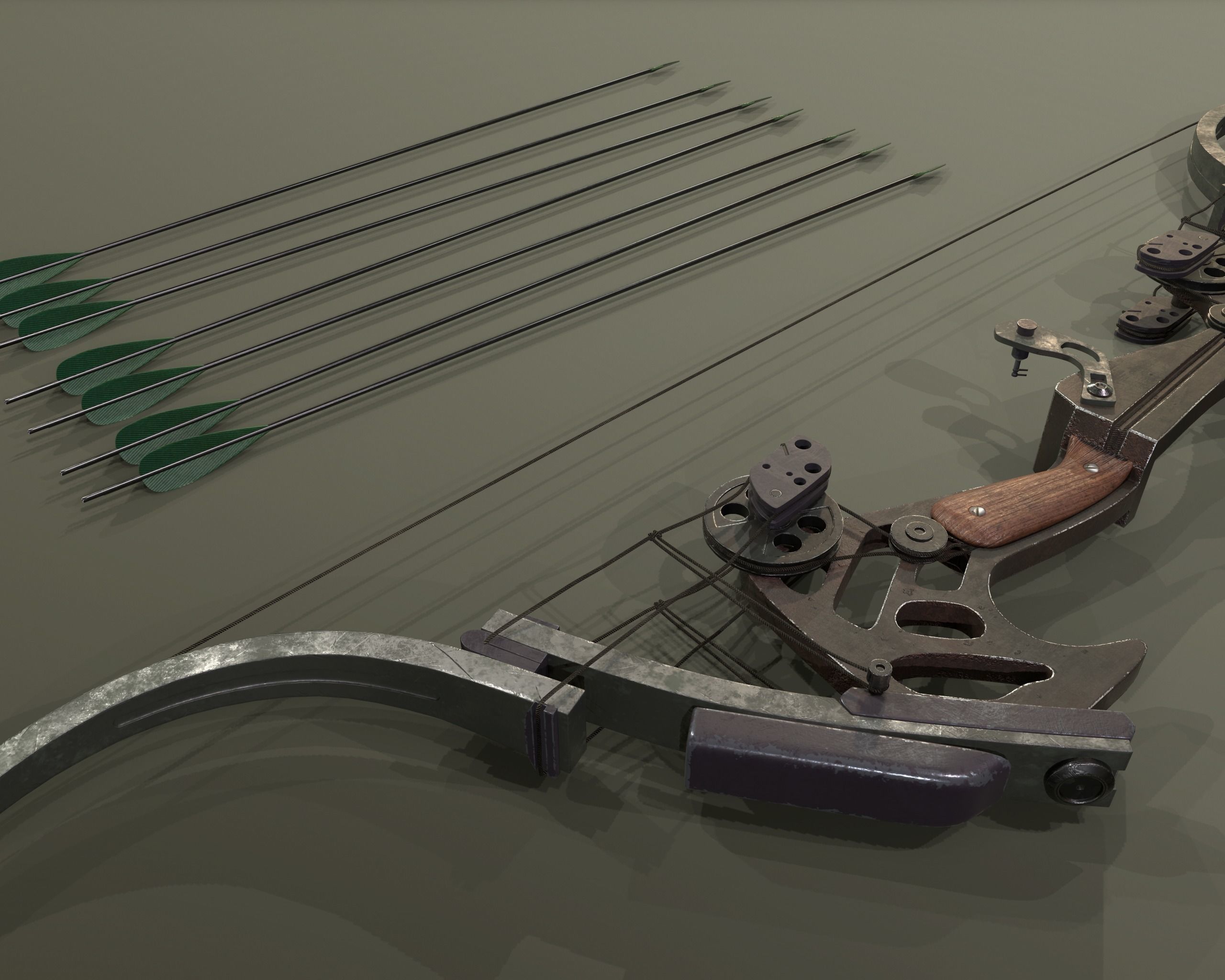 Oneida Kestrel - bow and arrow 3D model_7