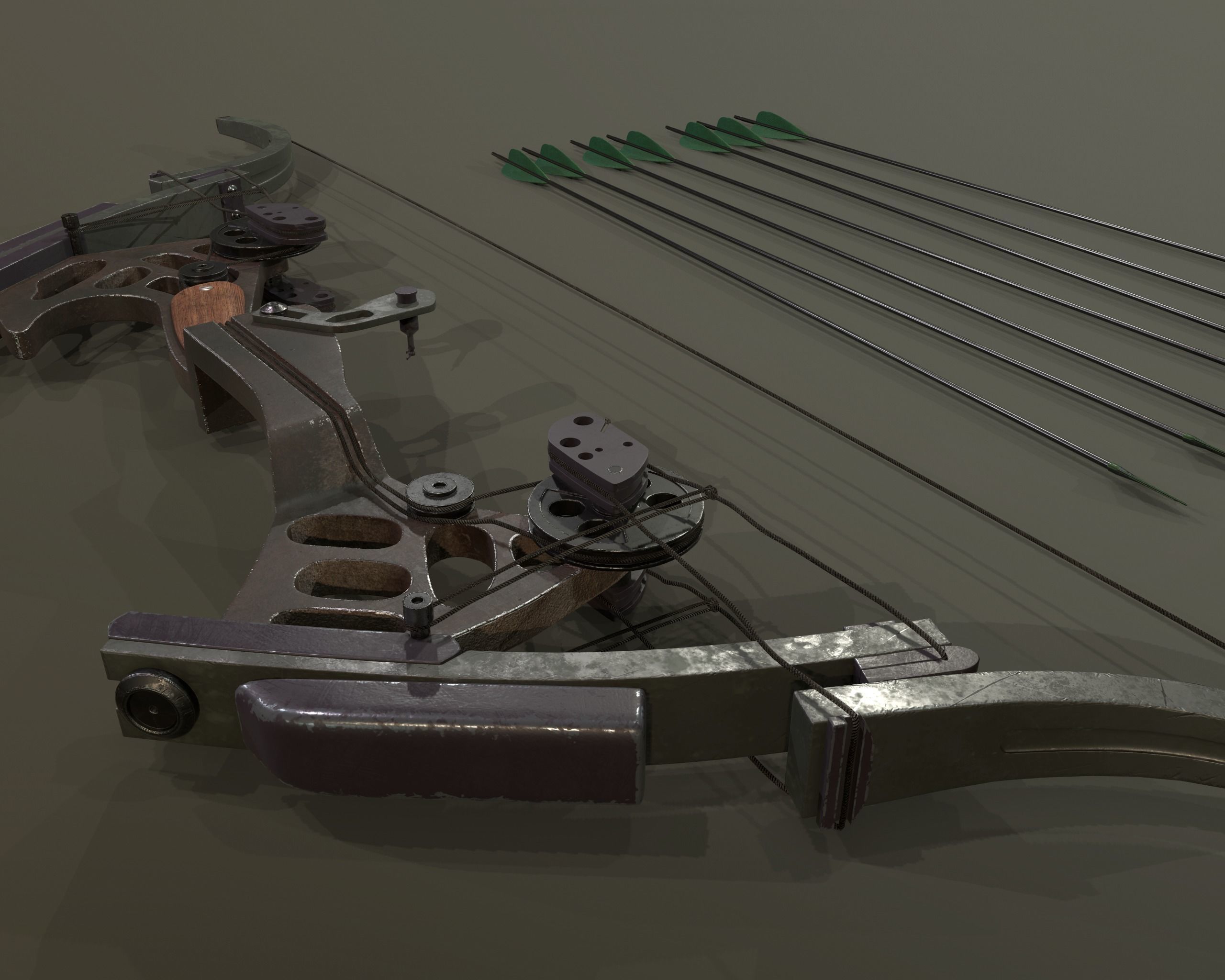 Oneida Kestrel - bow and arrow 3D model_6