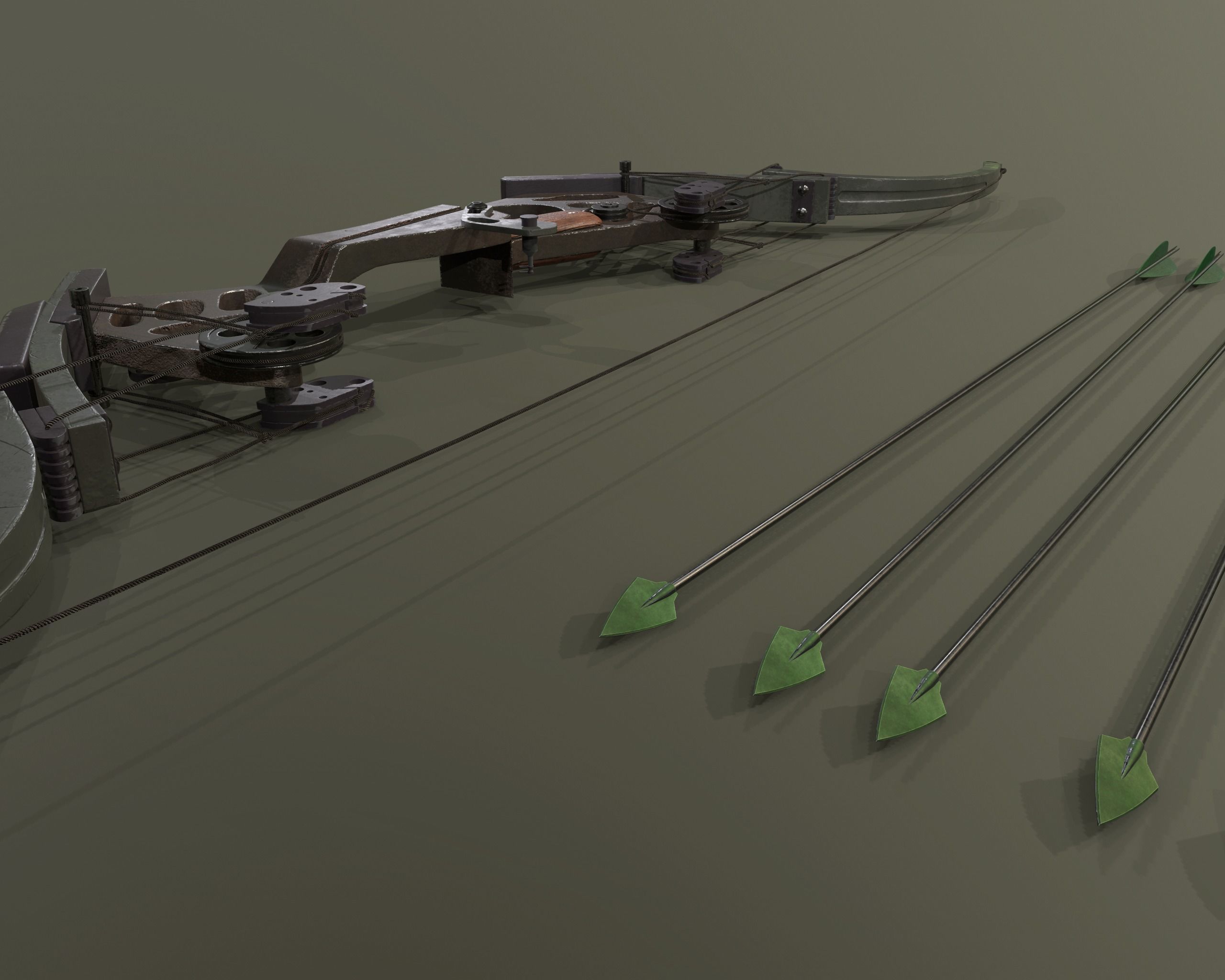 Oneida Kestrel - bow and arrow 3D model_5