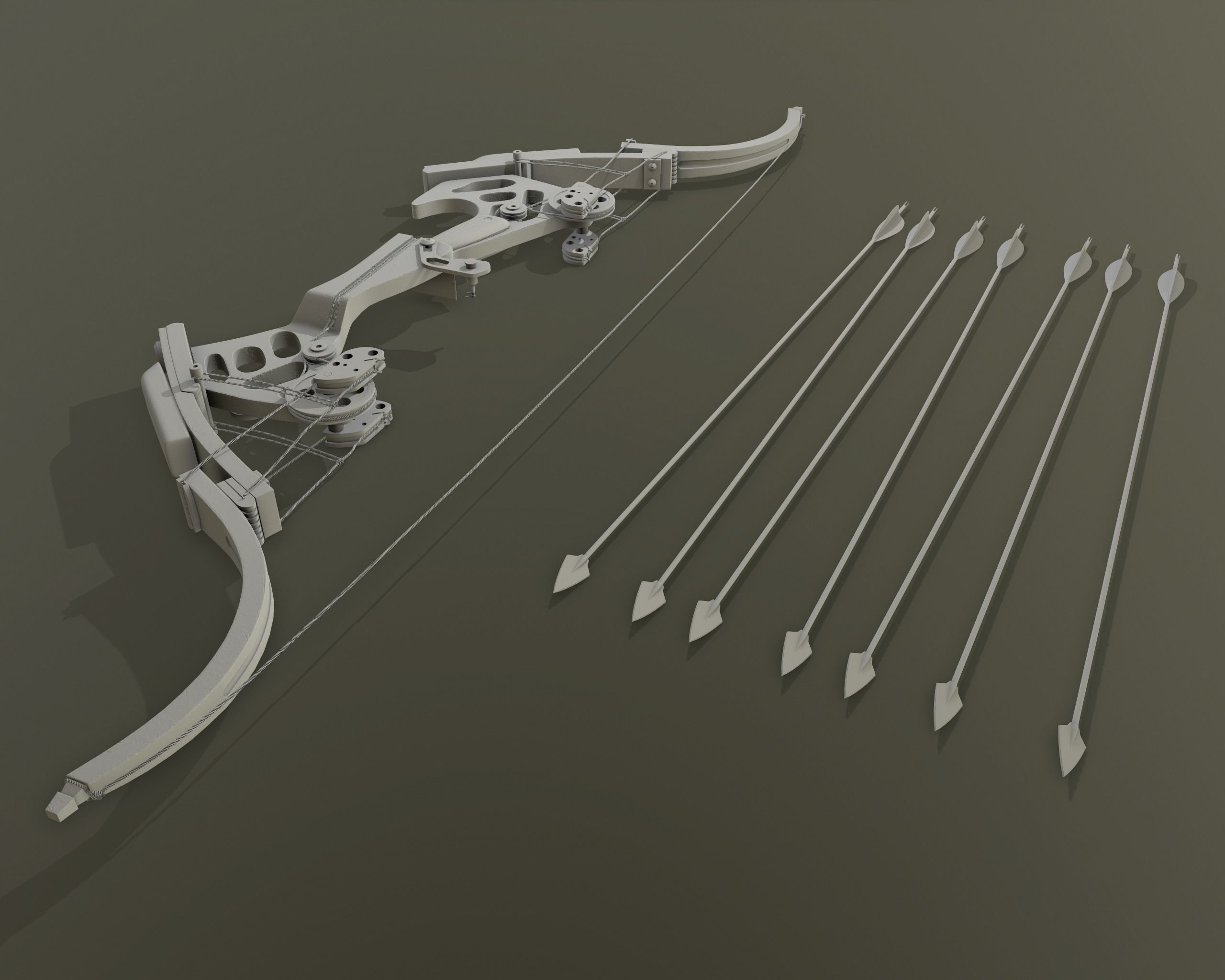 Oneida Kestrel - bow and arrow 3D model_14