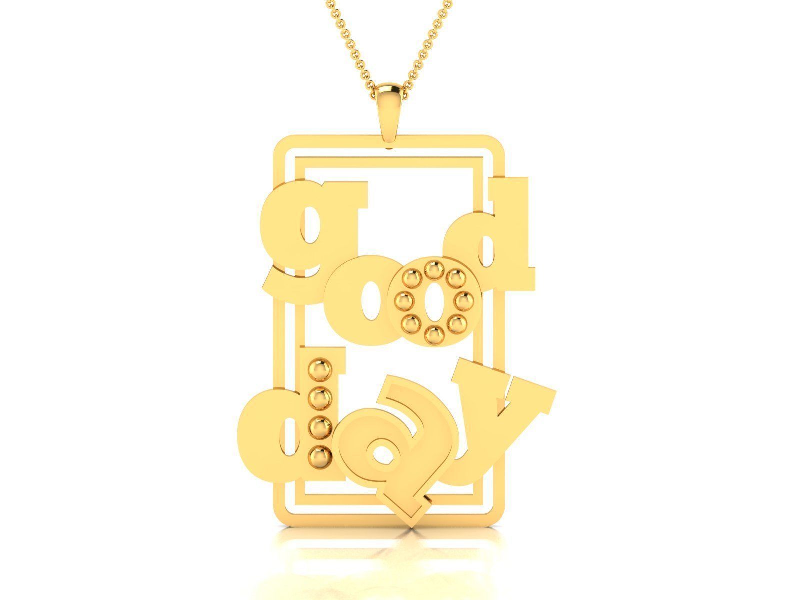 150 Plain Gold Ring Earrings Pendant 3dm stl render 3D print model_126