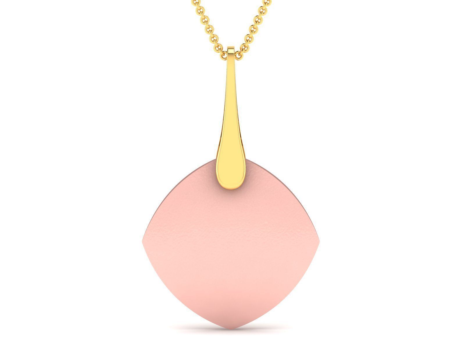 150 Plain Gold Ring Earrings Pendant 3dm stl render 3D print model_64