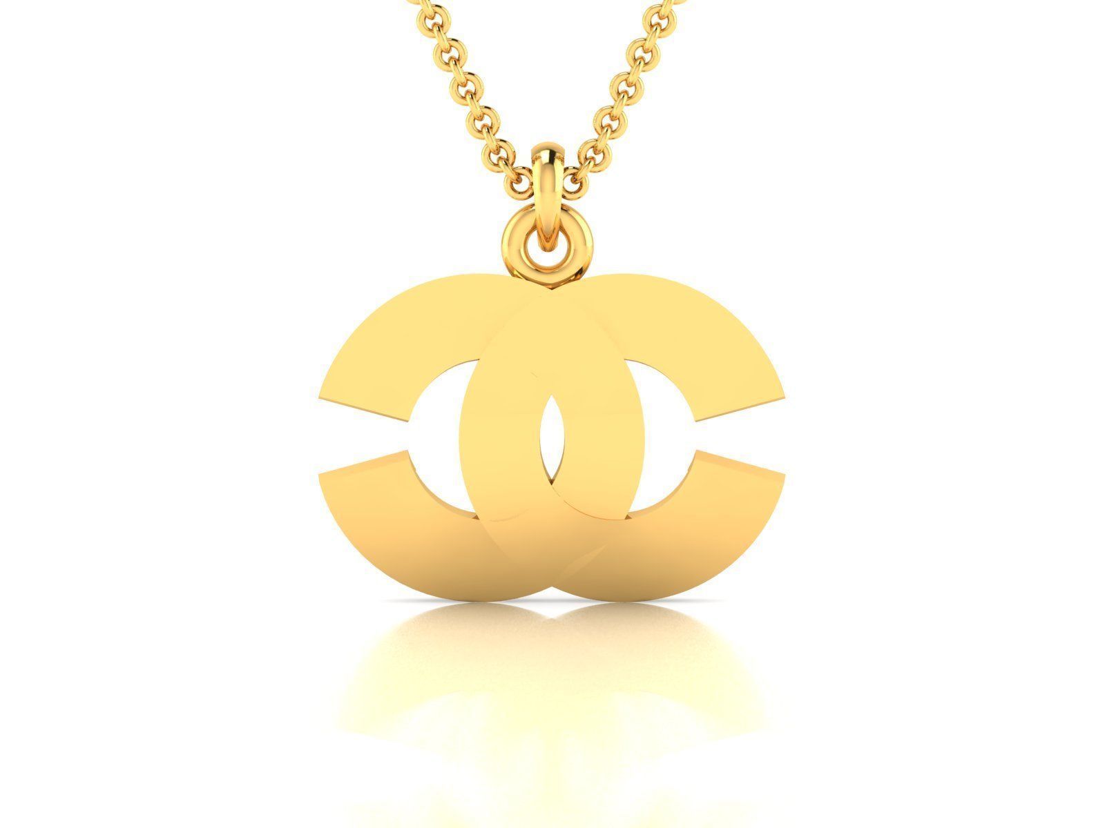 150 Plain Gold Ring Earrings Pendant 3dm stl render 3D print model_104