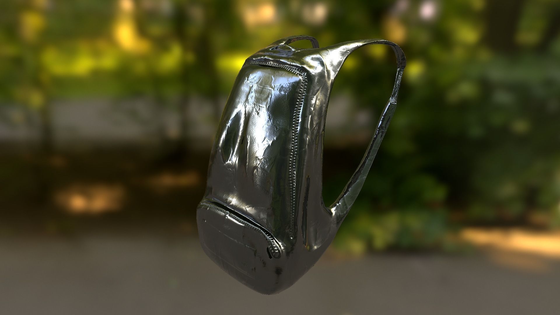 Backpack LOW-POLY PBR Back Pack Low-poly 3D model_20