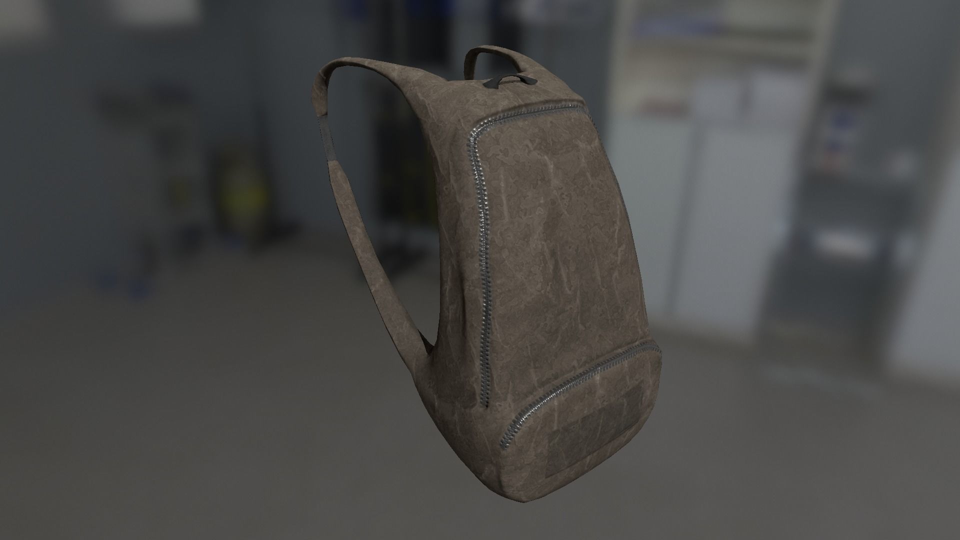 Backpack LOW-POLY PBR Back Pack Low-poly 3D model_12