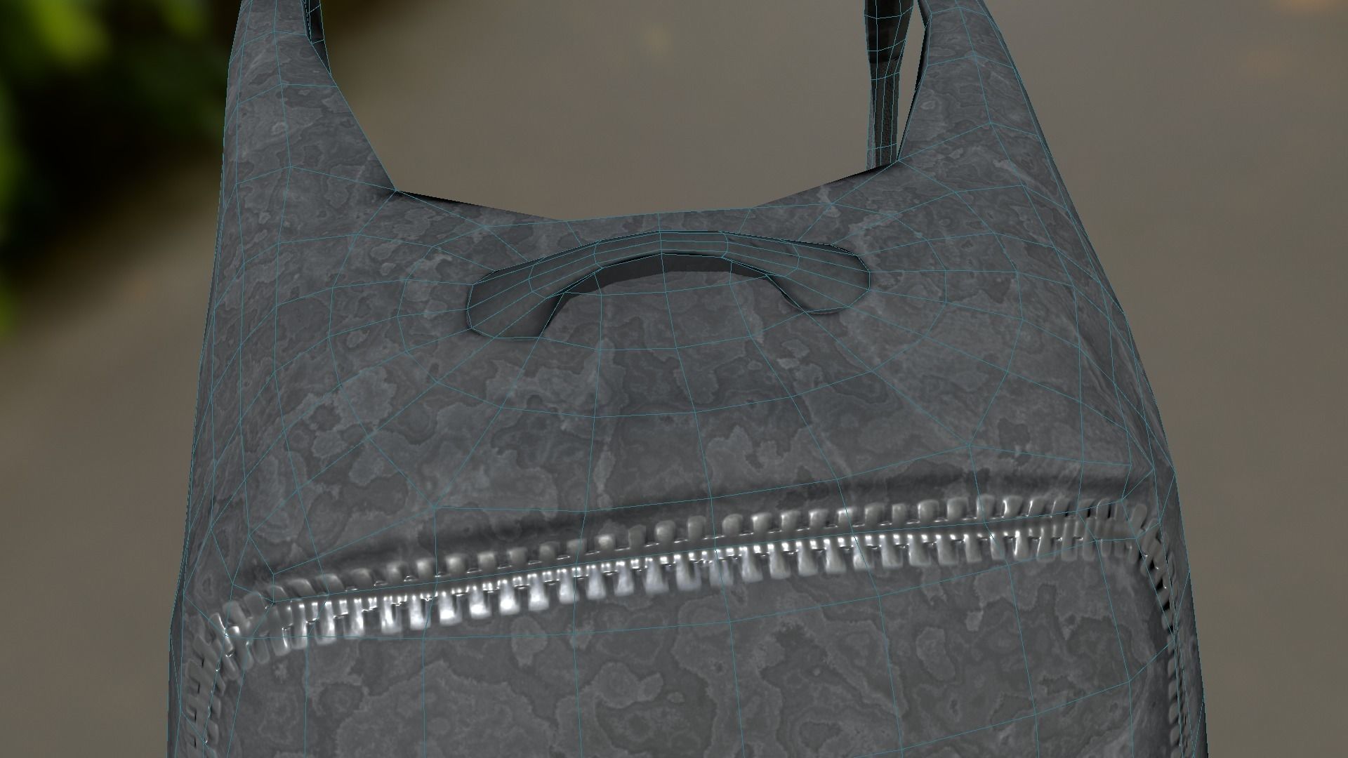 Backpack LOW-POLY PBR Back Pack Low-poly 3D model_18