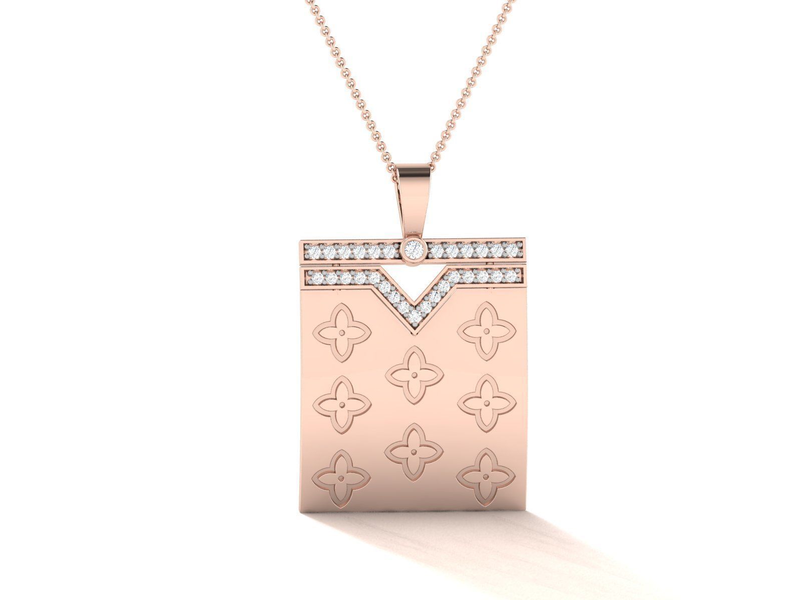 69 Women pendant 3dm stl render detail 3D print model 3D print model_2