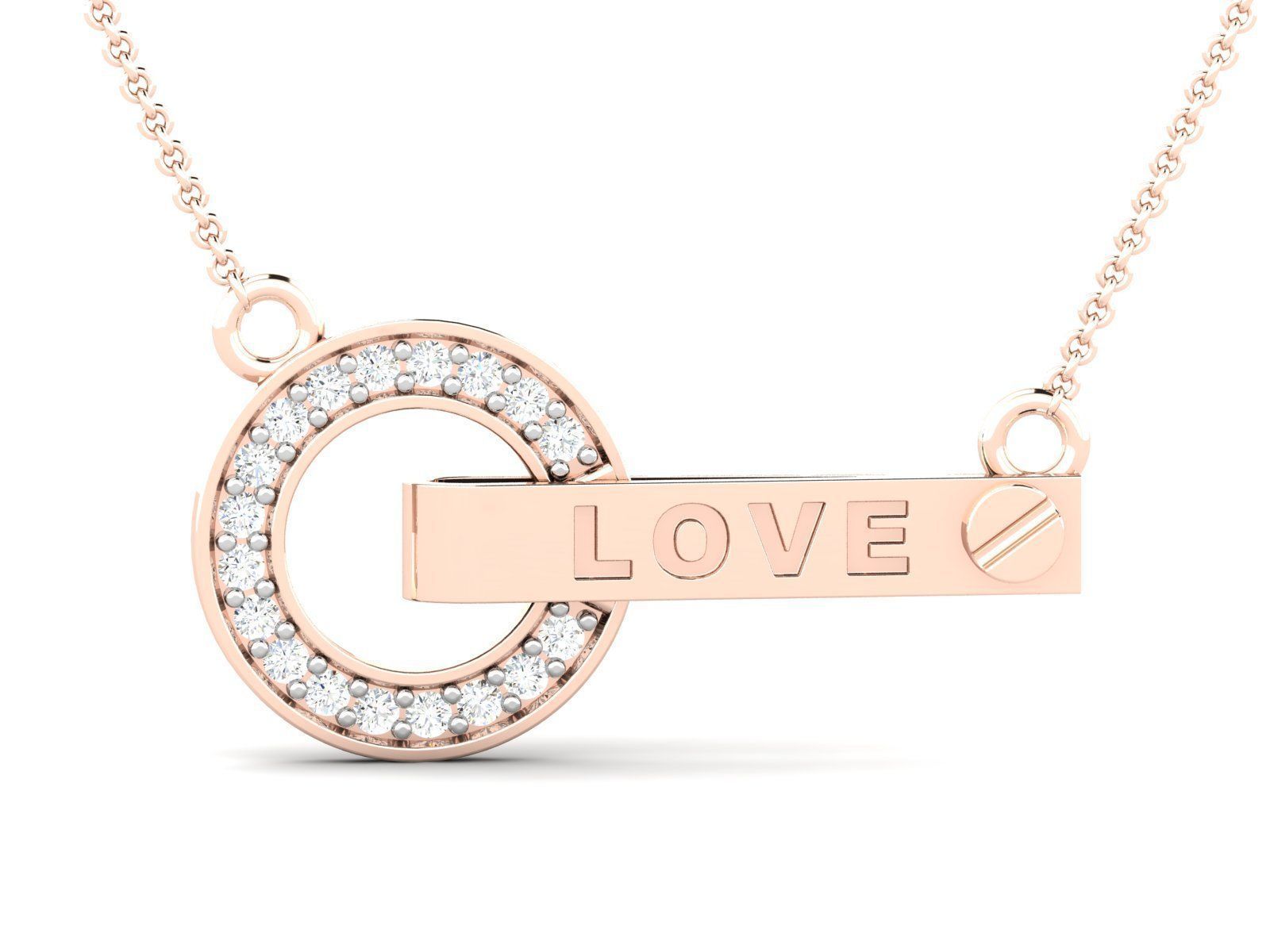 69 Women pendant 3dm stl render detail 3D print model 3D print model_46