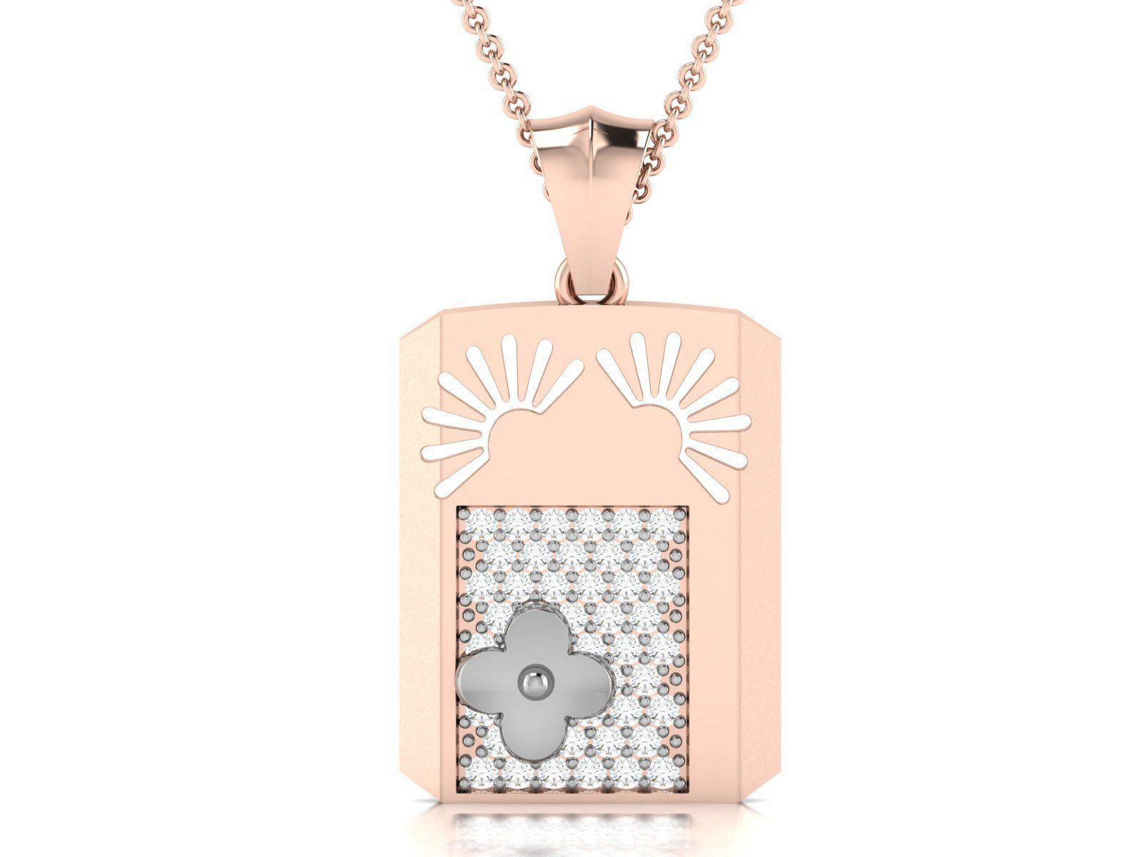 69 Women pendant 3dm stl render detail 3D print model 3D print model_19