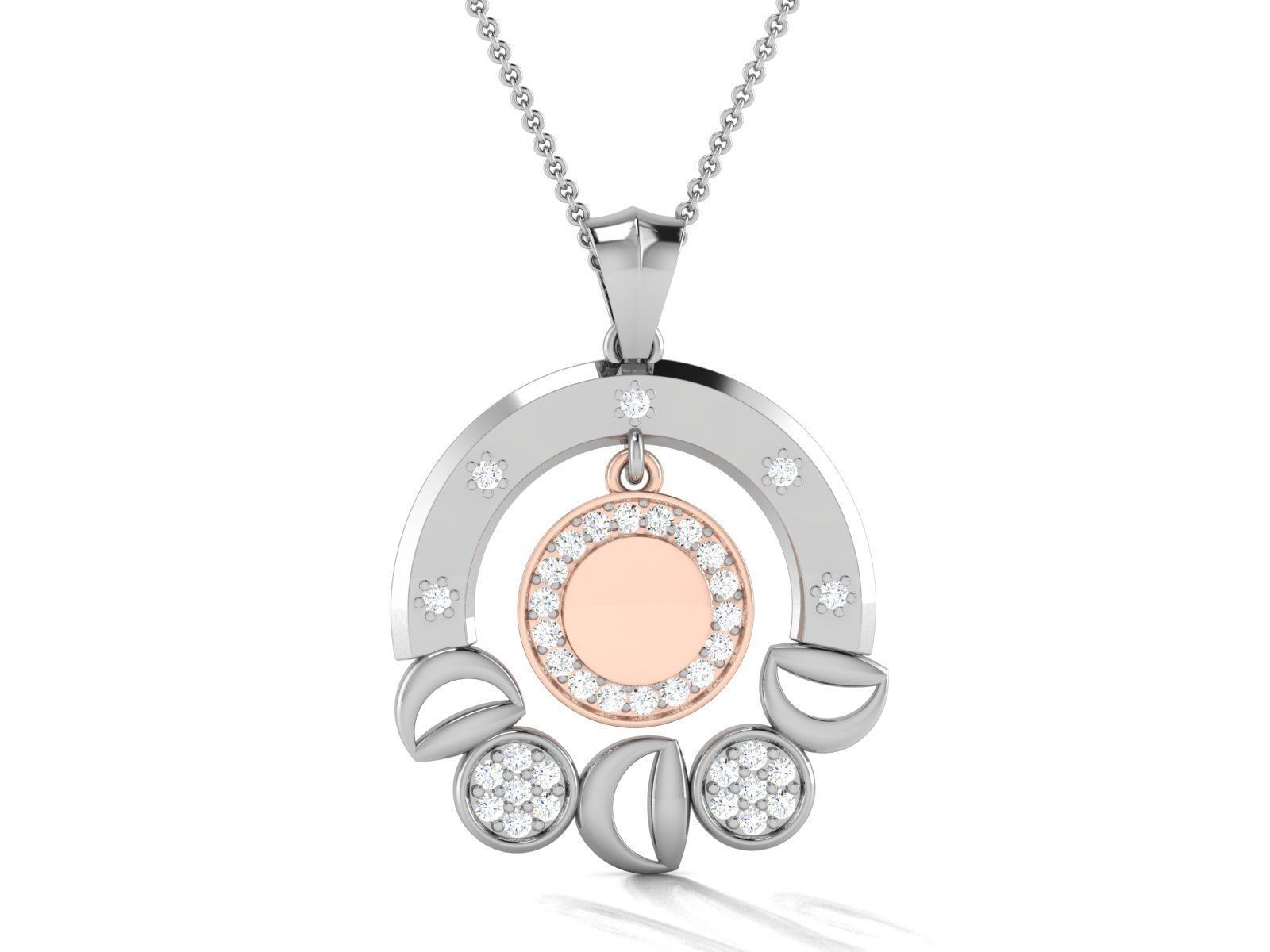 69 Women pendant 3dm stl render detail 3D print model 3D print model_41