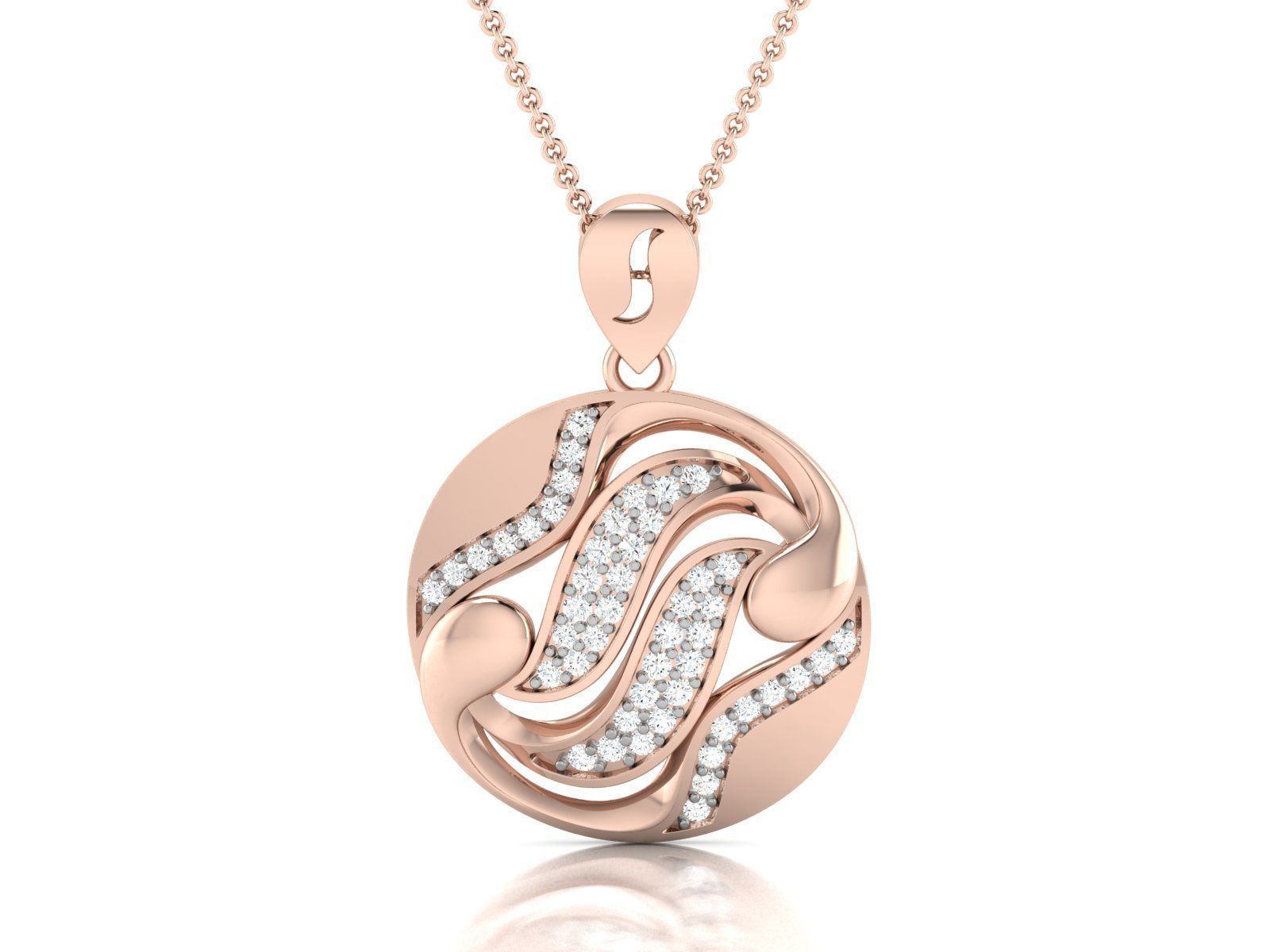 69 Women pendant 3dm stl render detail 3D print model 3D print model_17