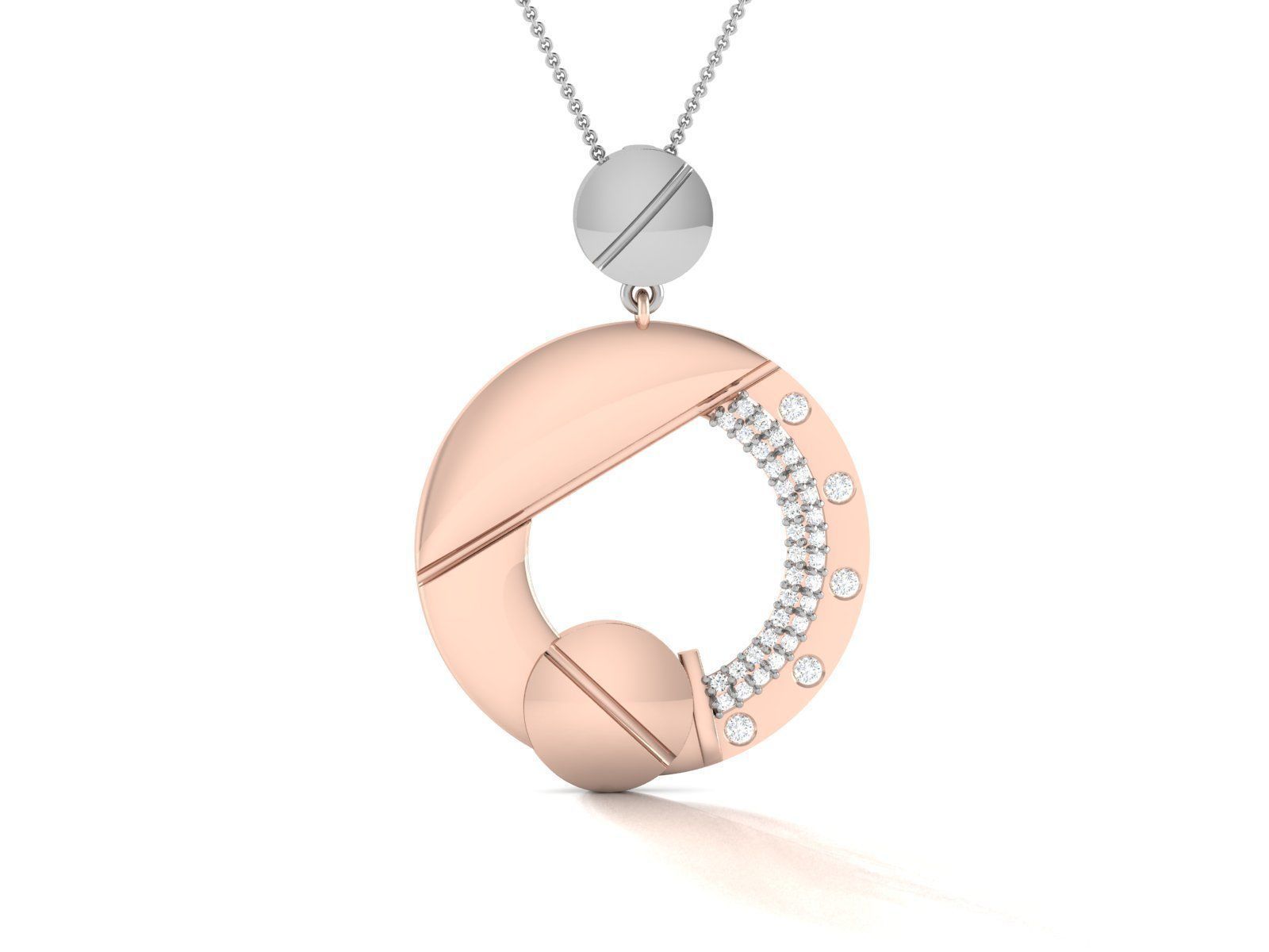 69 Women pendant 3dm stl render detail 3D print model 3D print model_3