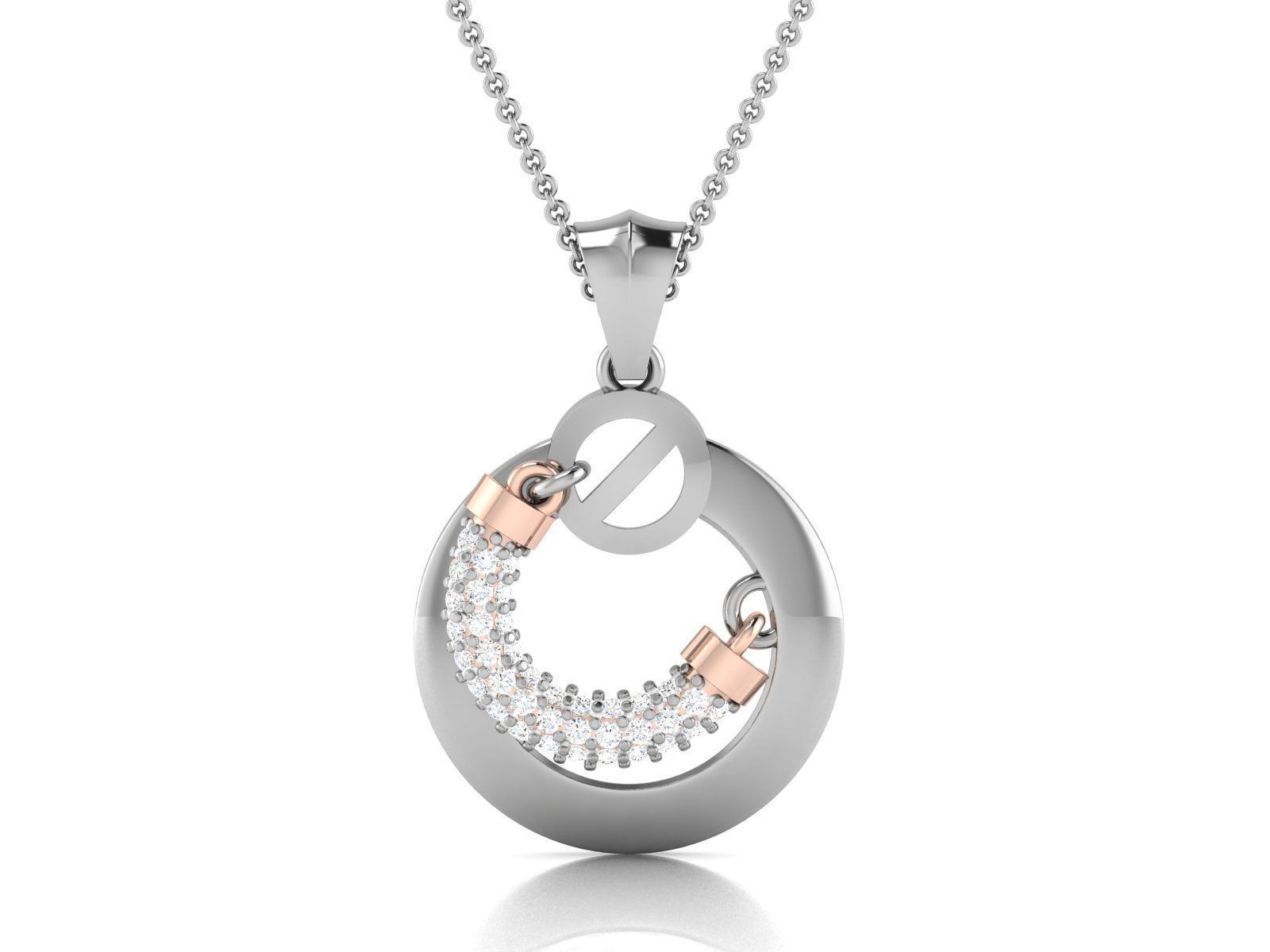 69 Women pendant 3dm stl render detail 3D print model 3D print model_18