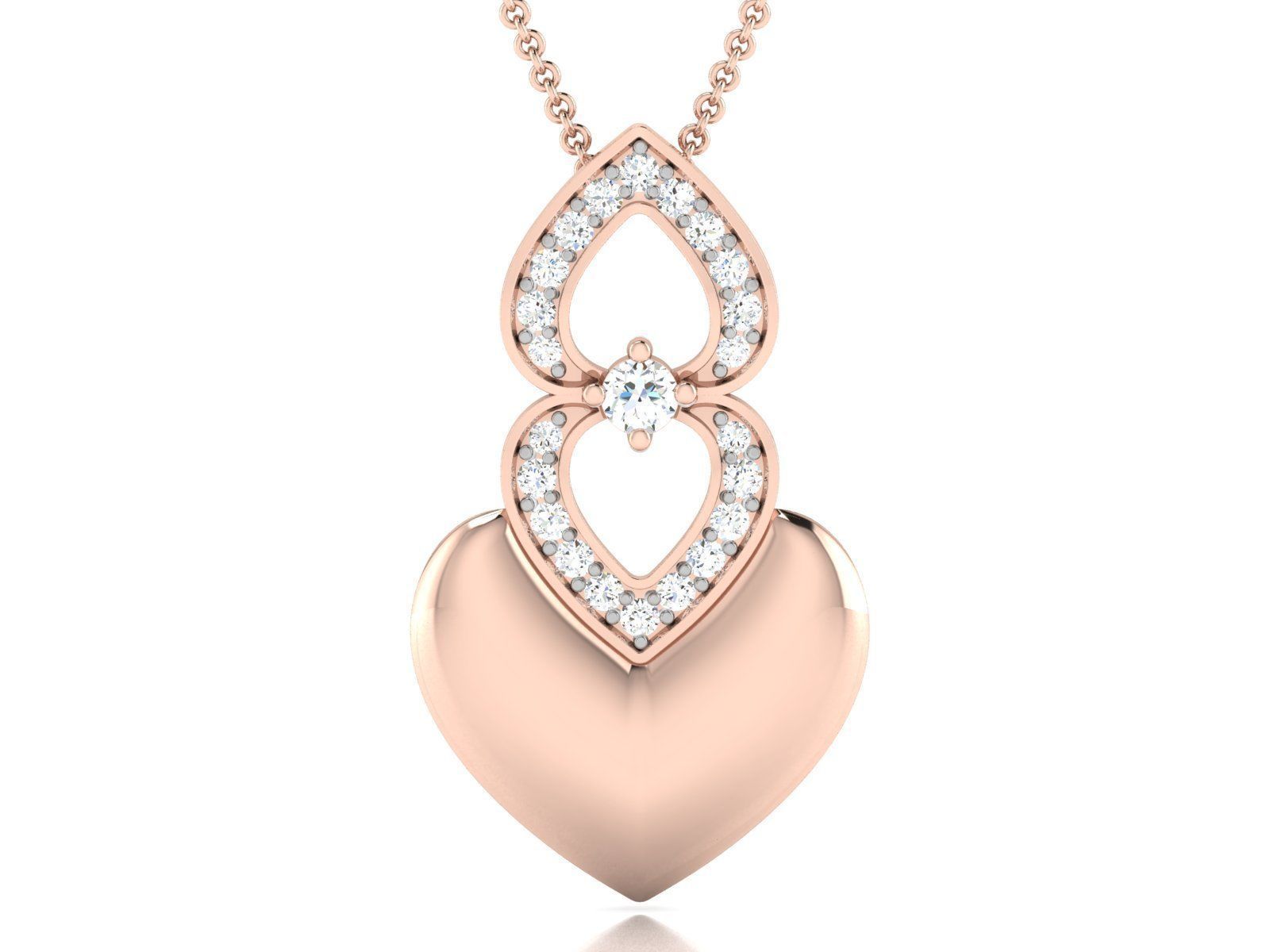 69 Women pendant 3dm stl render detail 3D print model 3D print model_12