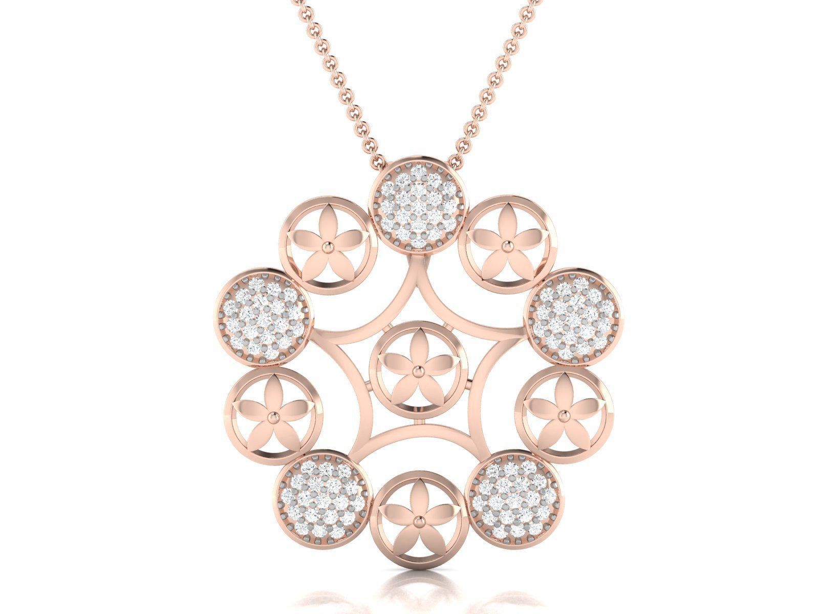 69 Women pendant 3dm stl render detail 3D print model 3D print model_23