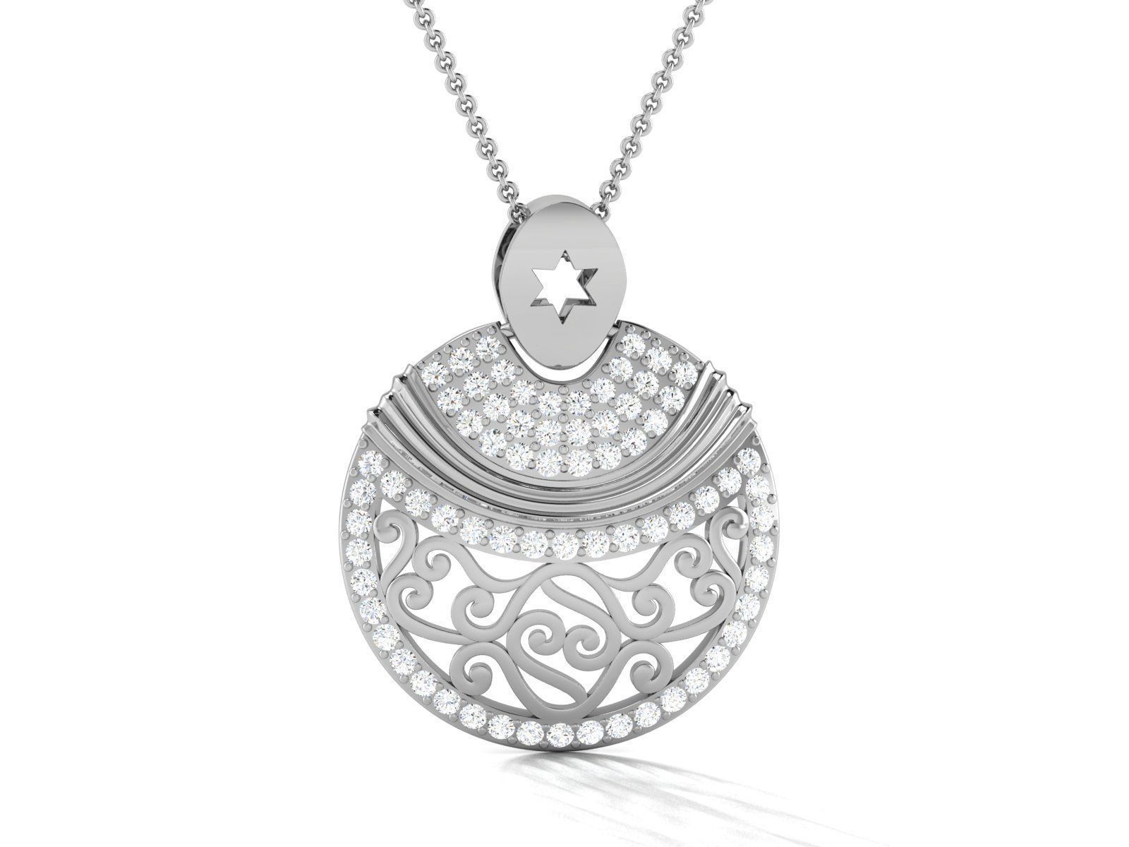 69 Women pendant 3dm stl render detail 3D print model 3D print model_45