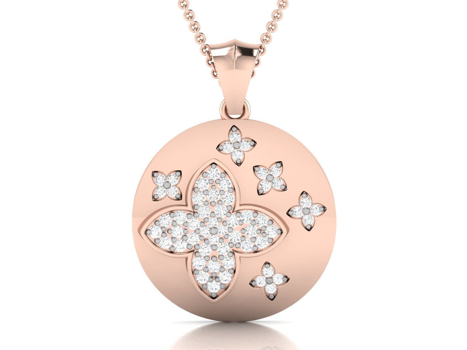 69 Women pendant 3dm stl render detail 3D print model 3D print model_15