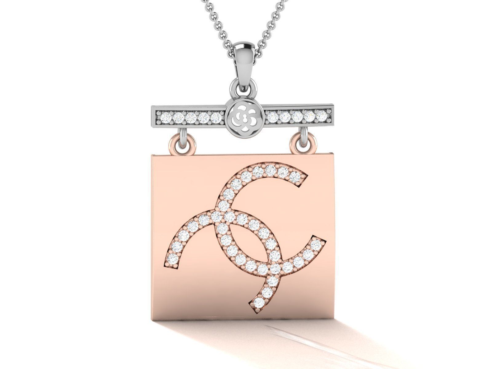 69 Women pendant 3dm stl render detail 3D print model 3D print model_65