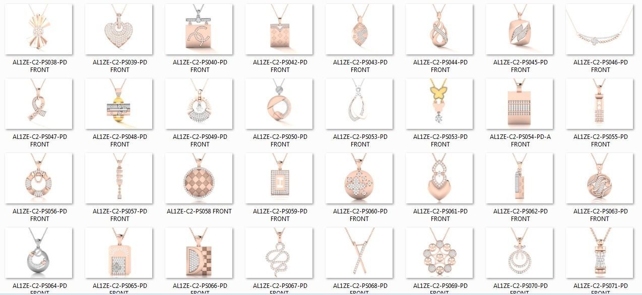 69 Women pendant 3dm stl render detail 3D print model 3D print model_1