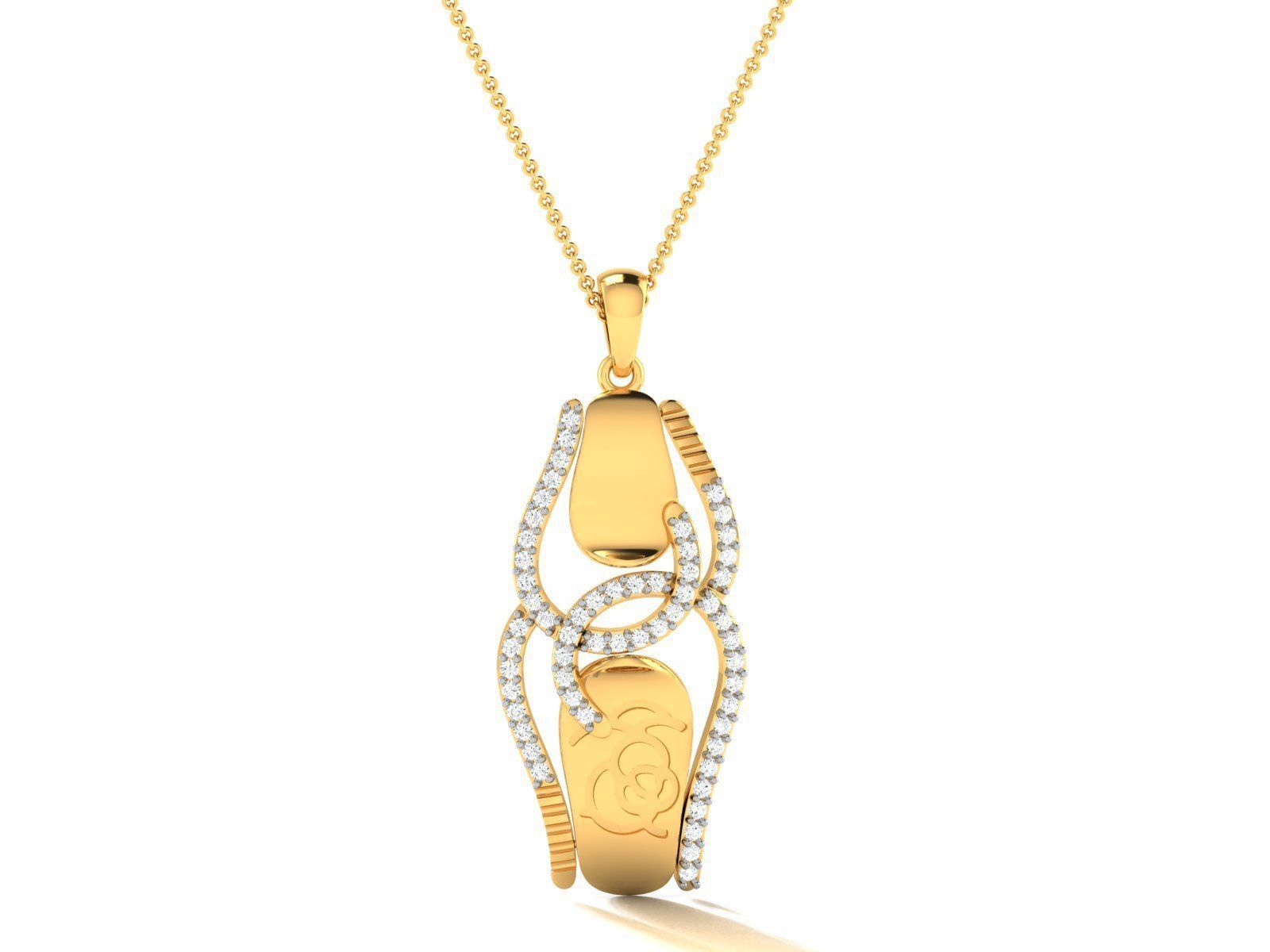 69 Women pendant 3dm stl render detail 3D print model 3D print model_29