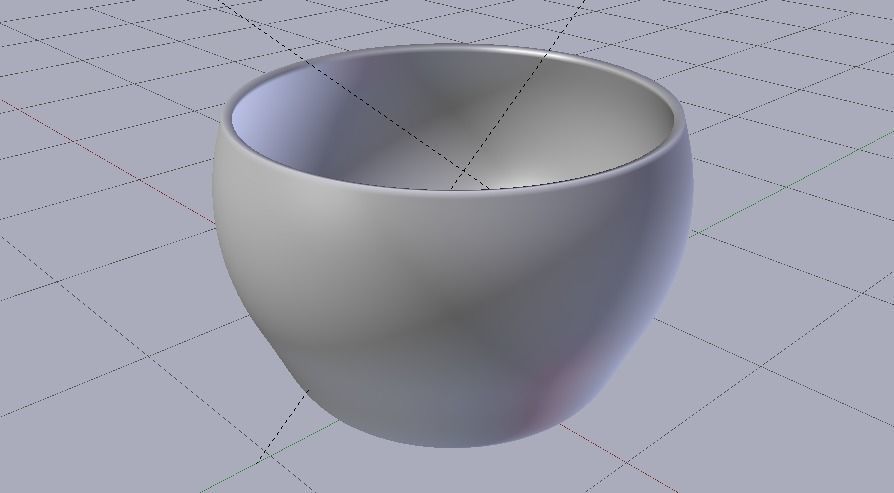 3D Bowl Low-poly 3D model_3