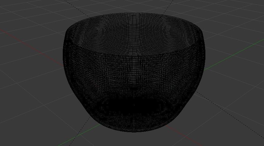 3D Bowl Low-poly 3D model_4