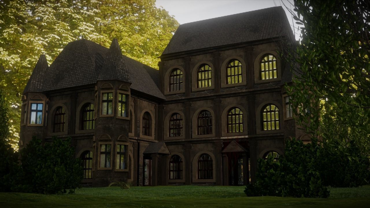 Old house Low-poly 3D model_1