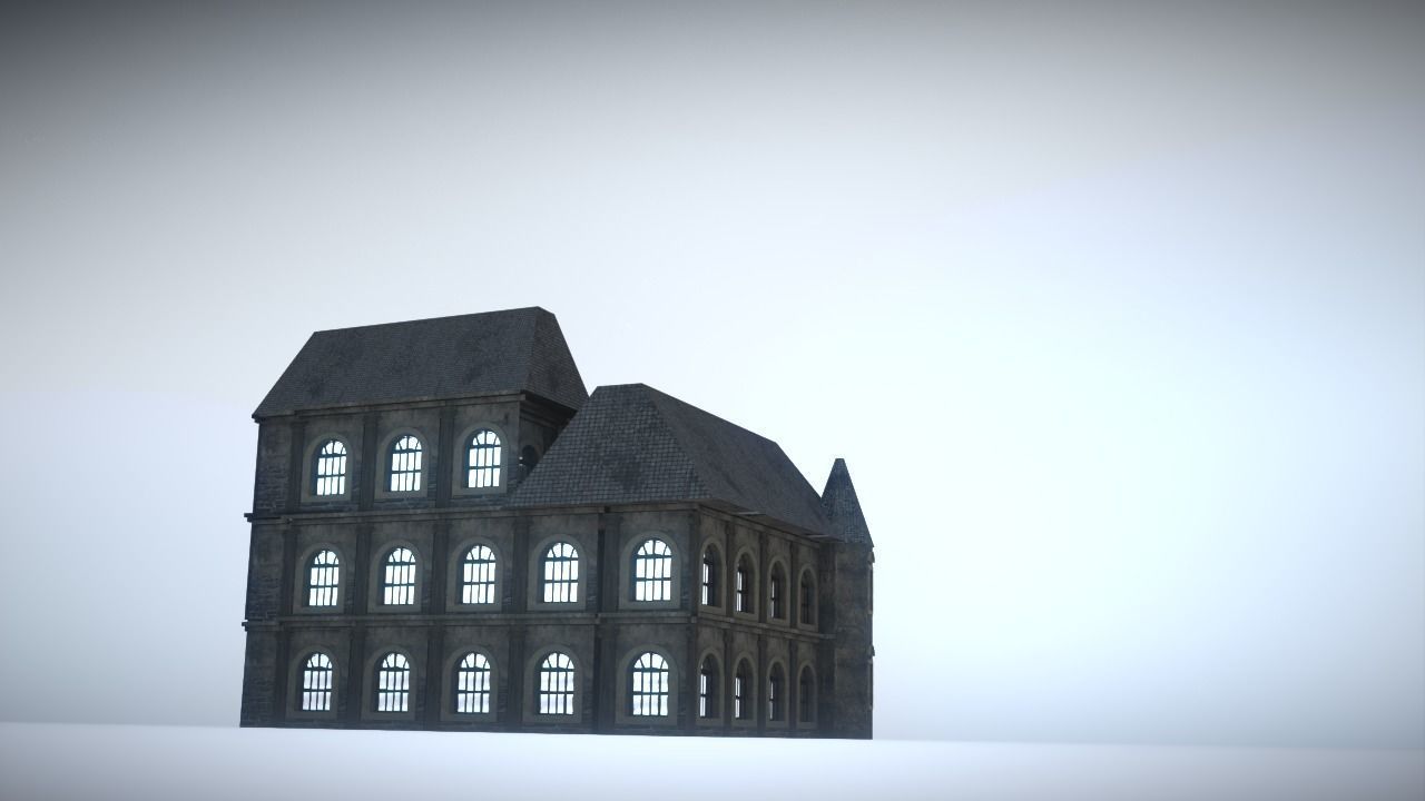 Old house Low-poly 3D model_15