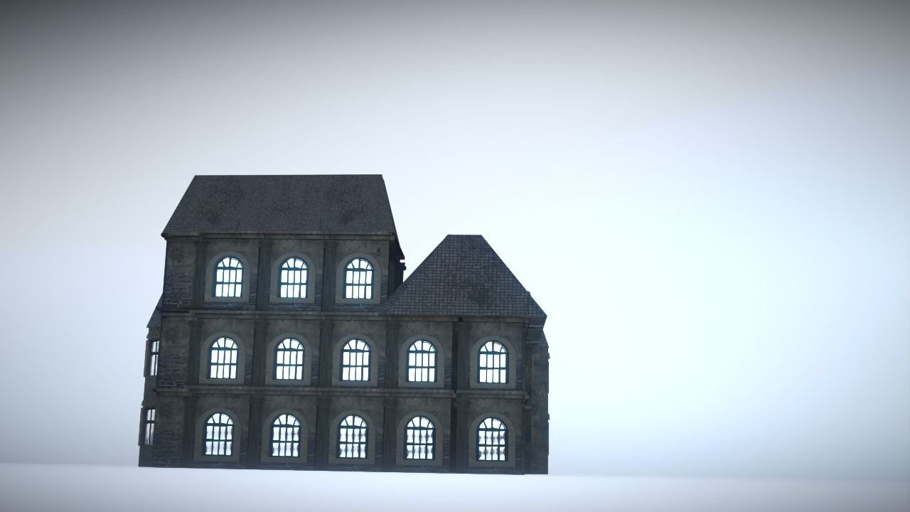 Old house Low-poly 3D model_14