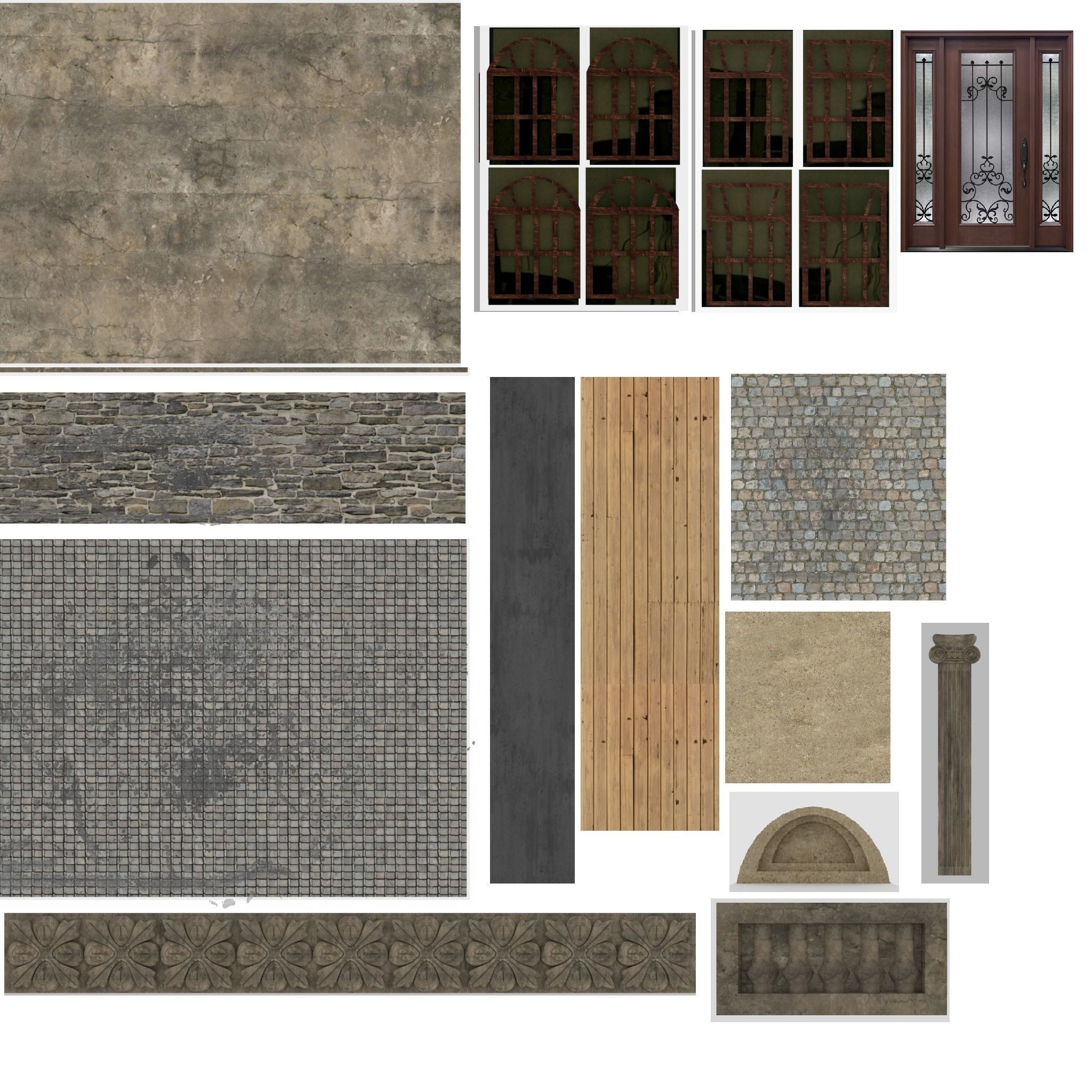 Old house Low-poly 3D model_17