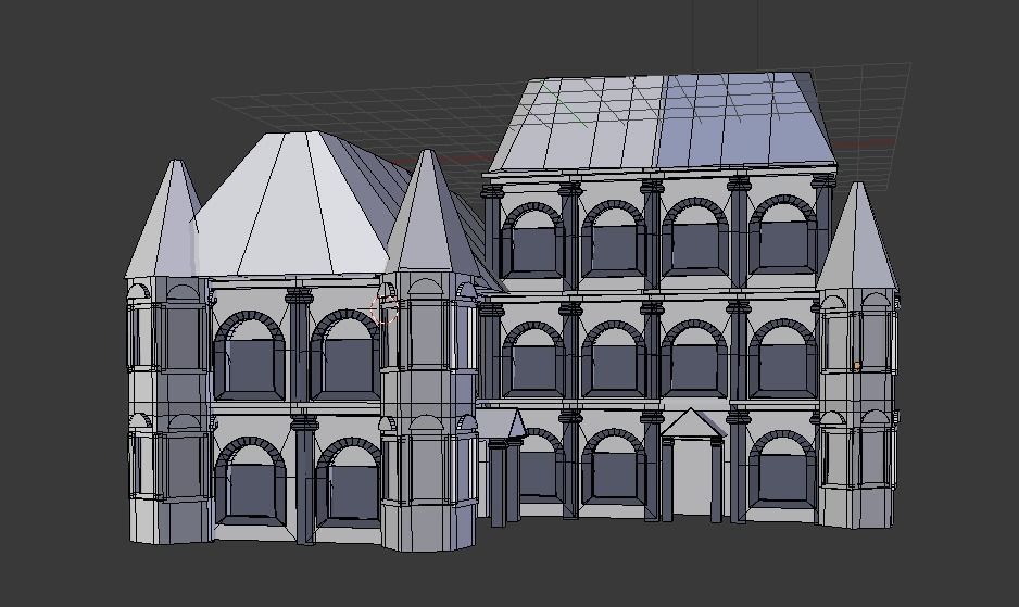 Old house Low-poly 3D model_16