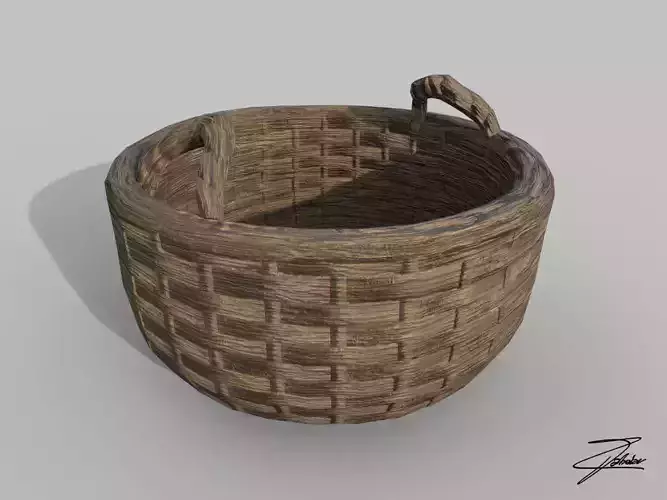 Wicker basket 1