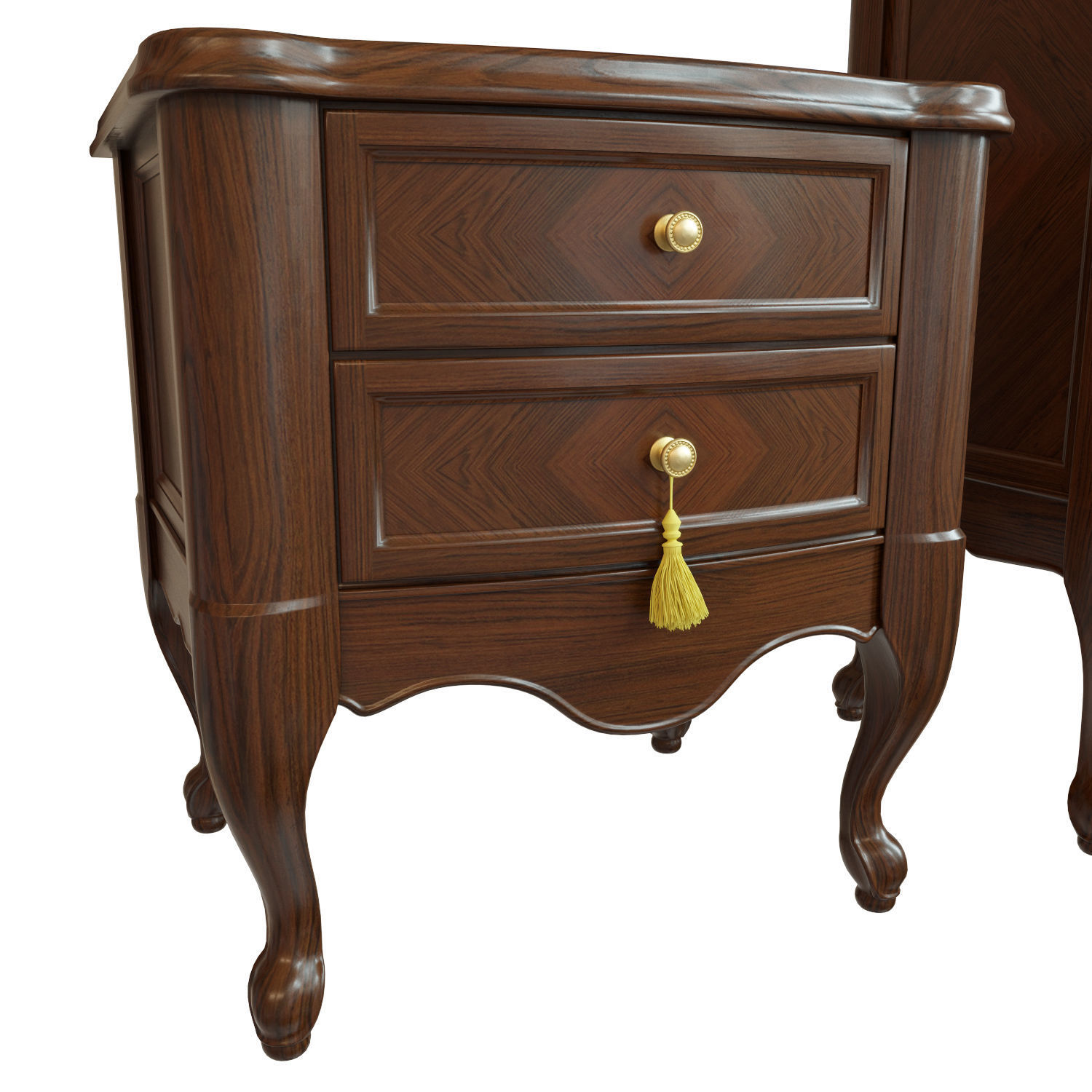 Chest Of Drawers B 01 3D model_1