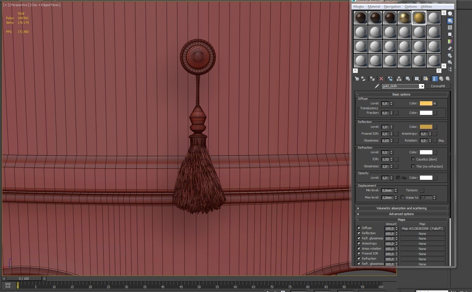 Chest Of Drawers B 01 3D model_8