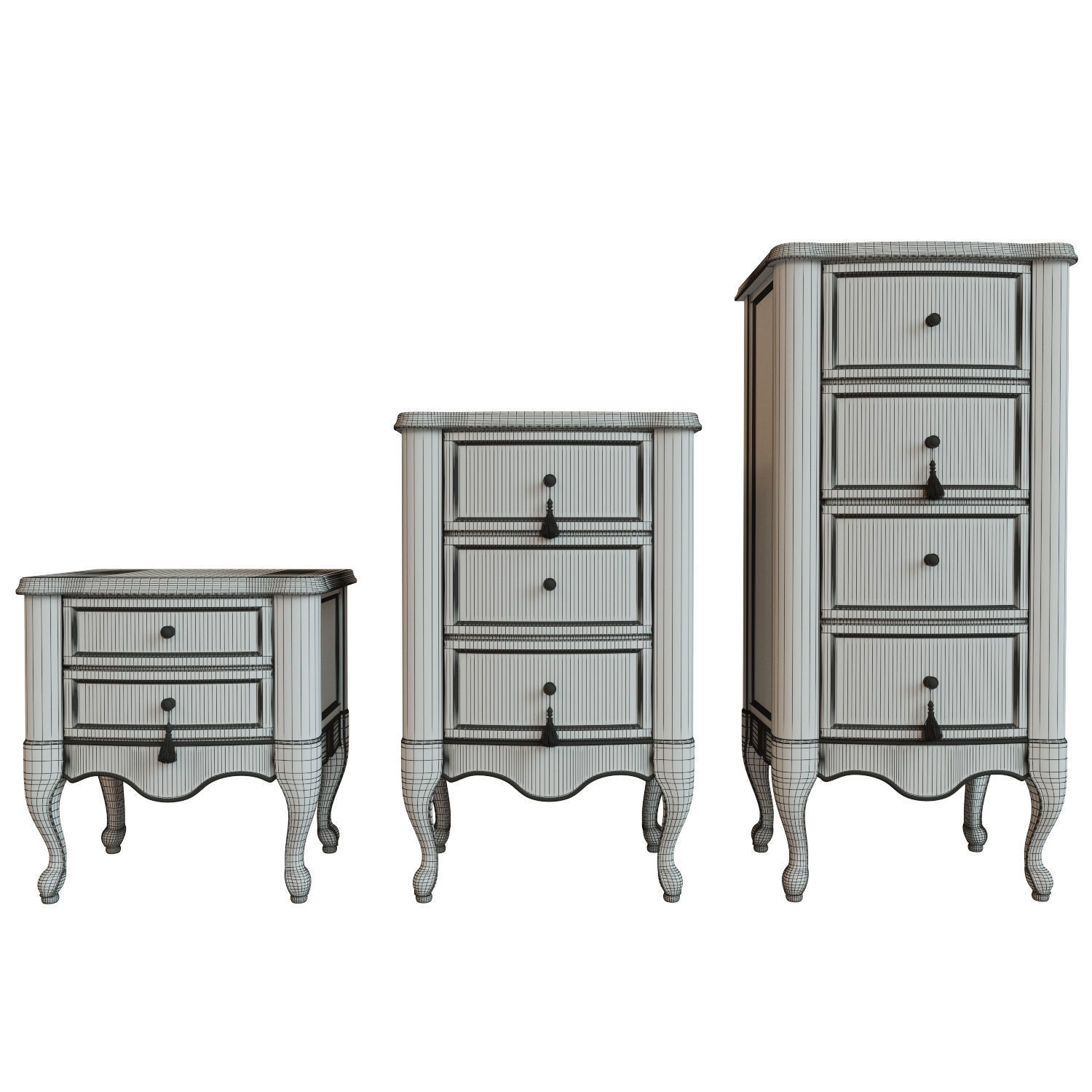 Chest Of Drawers B 01 3D model_10