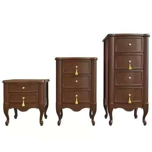 Chest Of Drawers B 01 3D model
