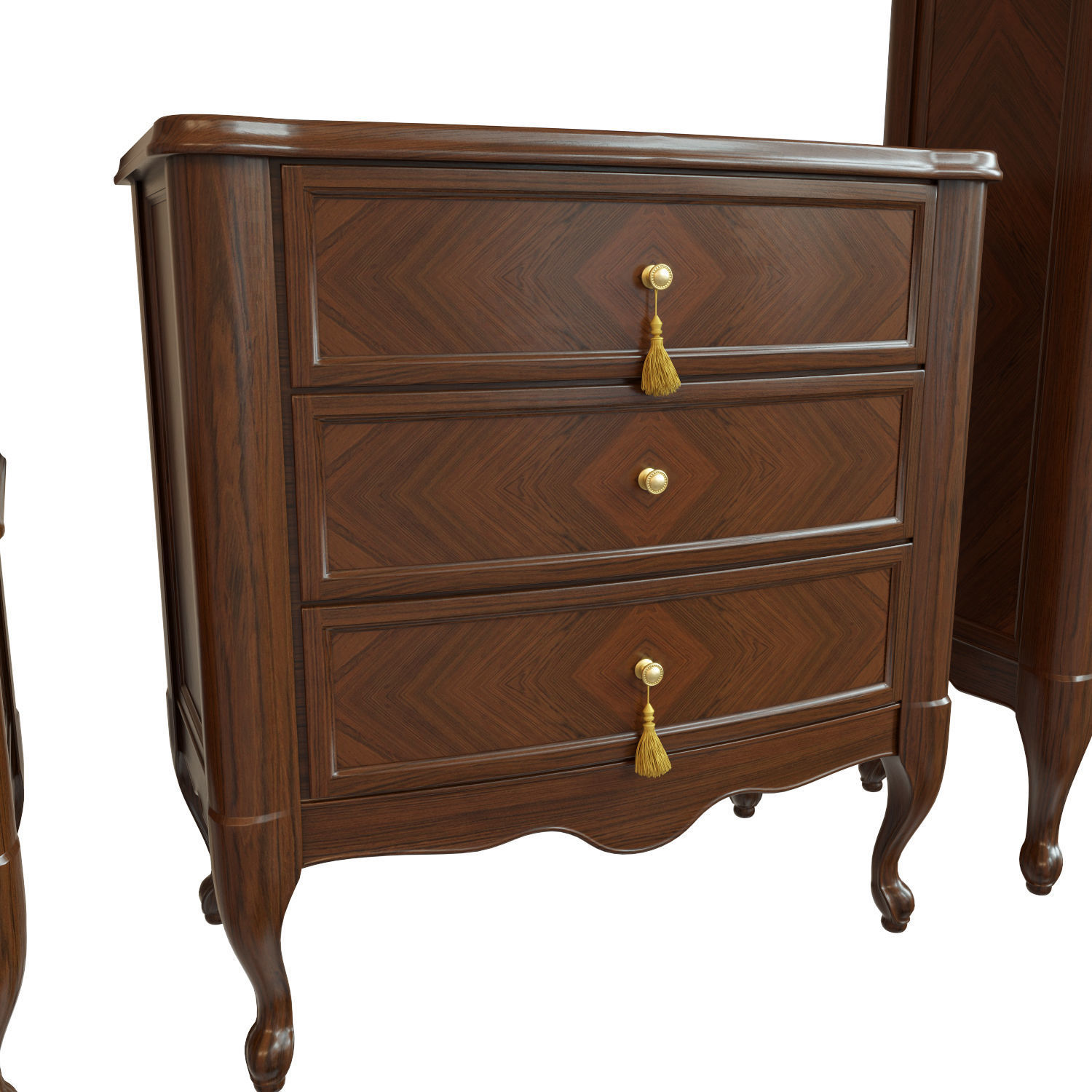 Chest Of Drawers B 04 3D model_1