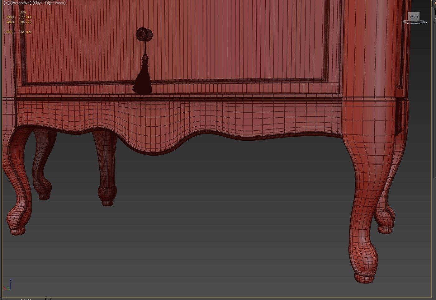 Chest Of Drawers B 04 3D model_8