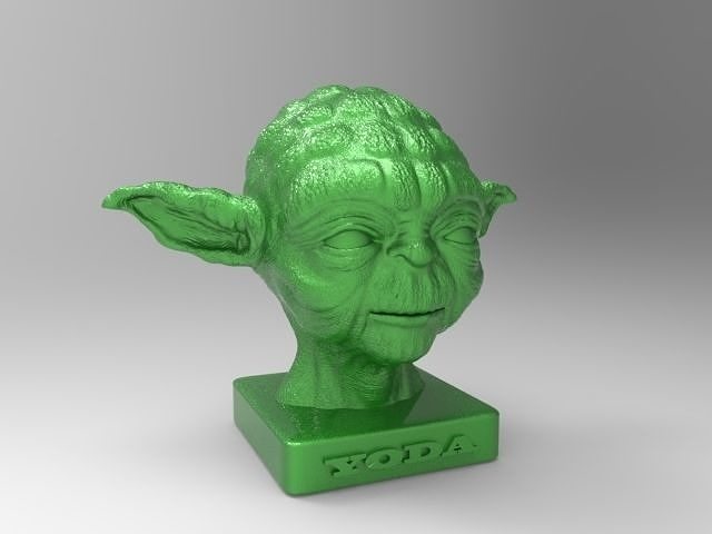  bust master yoda for 3d  printing 3D print model