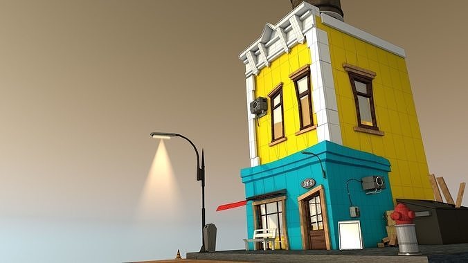 House simpsons Free 3D model