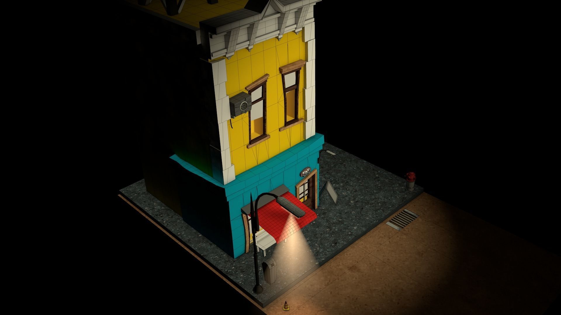 House simpsons Free 3D model_2