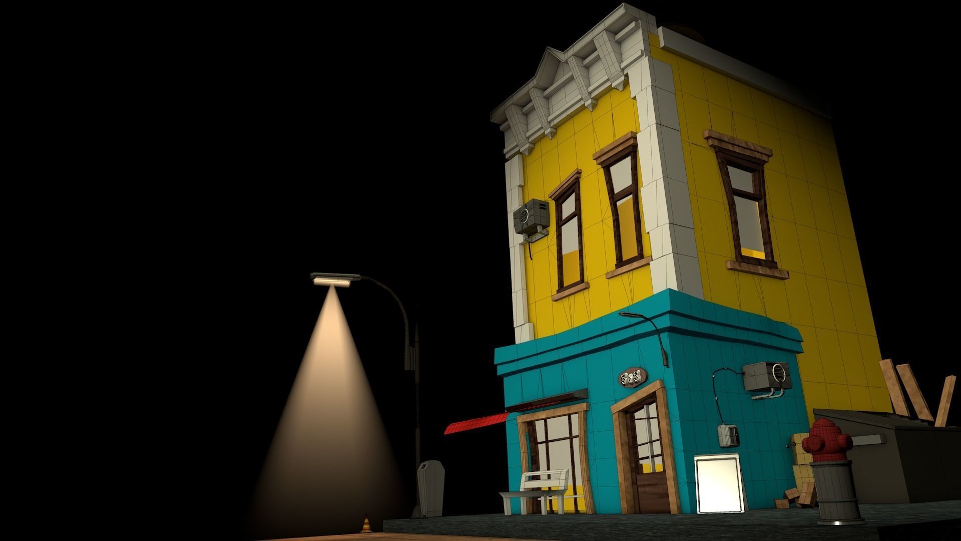 House simpsons Free 3D model_4