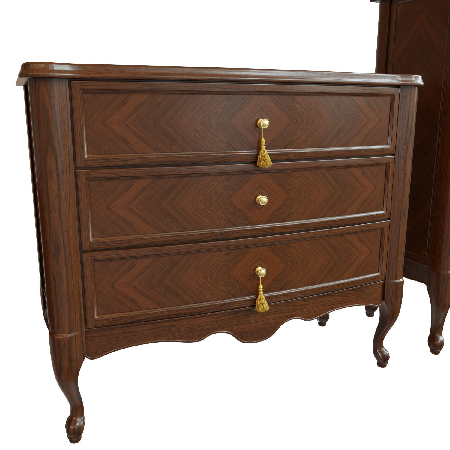 Chest Of Drawers B 06 3D model_1