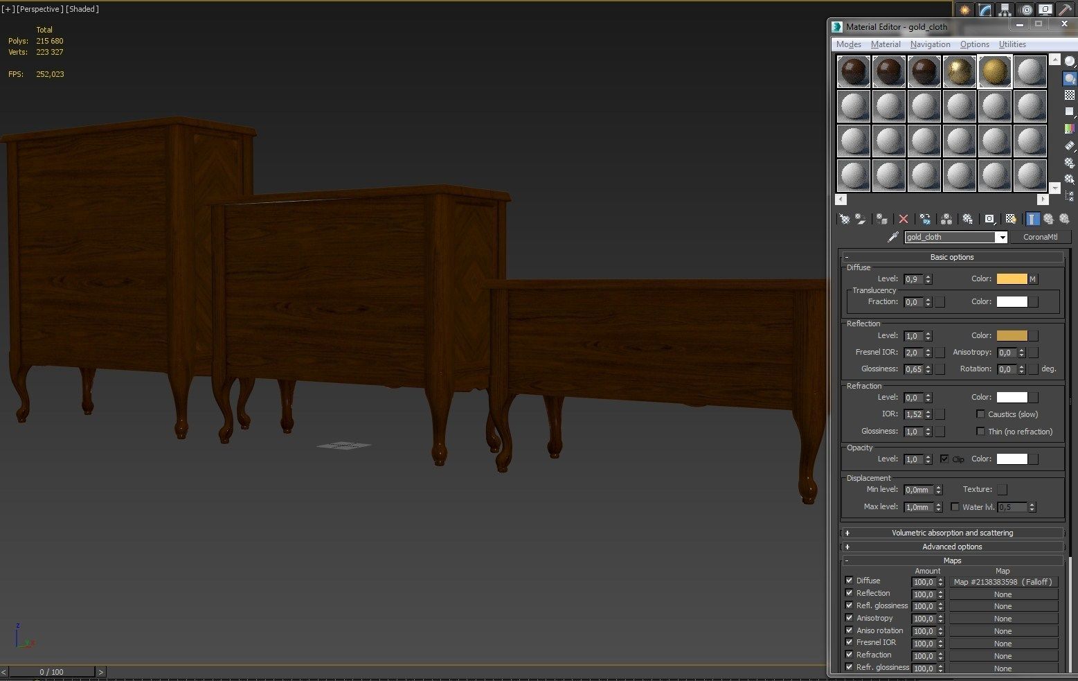 Chest Of Drawers B 06 3D model_4