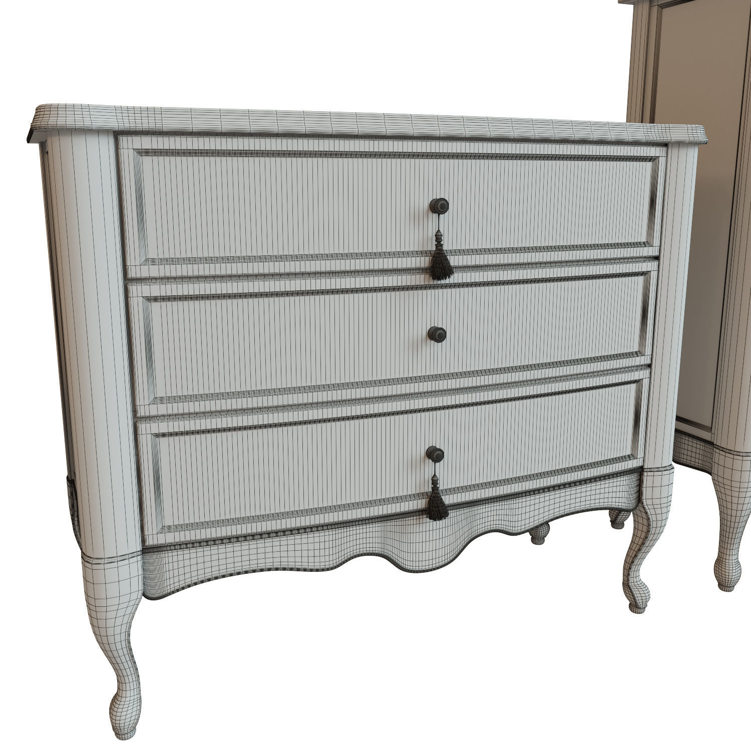 Chest Of Drawers B 06 3D model_16