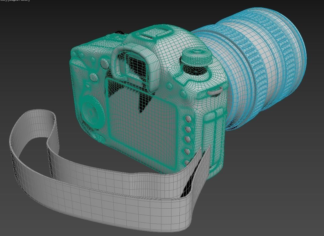  photo camera 3d model 3D model_3