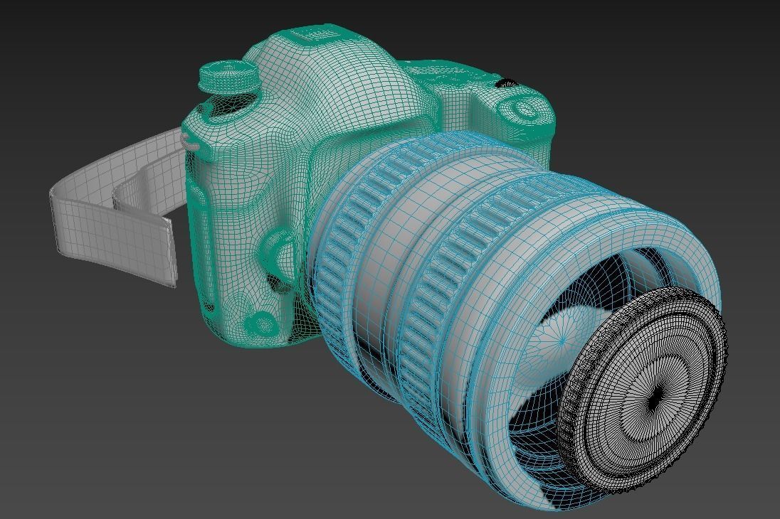  photo camera 3d model 3D model_2