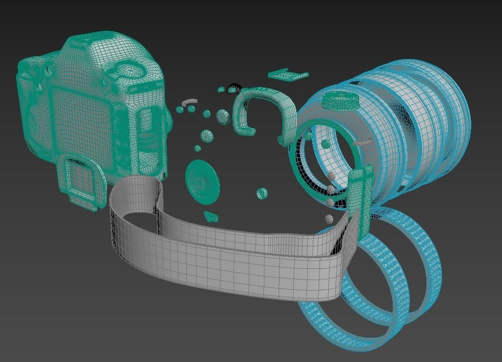  photo camera 3d model 3D model_4