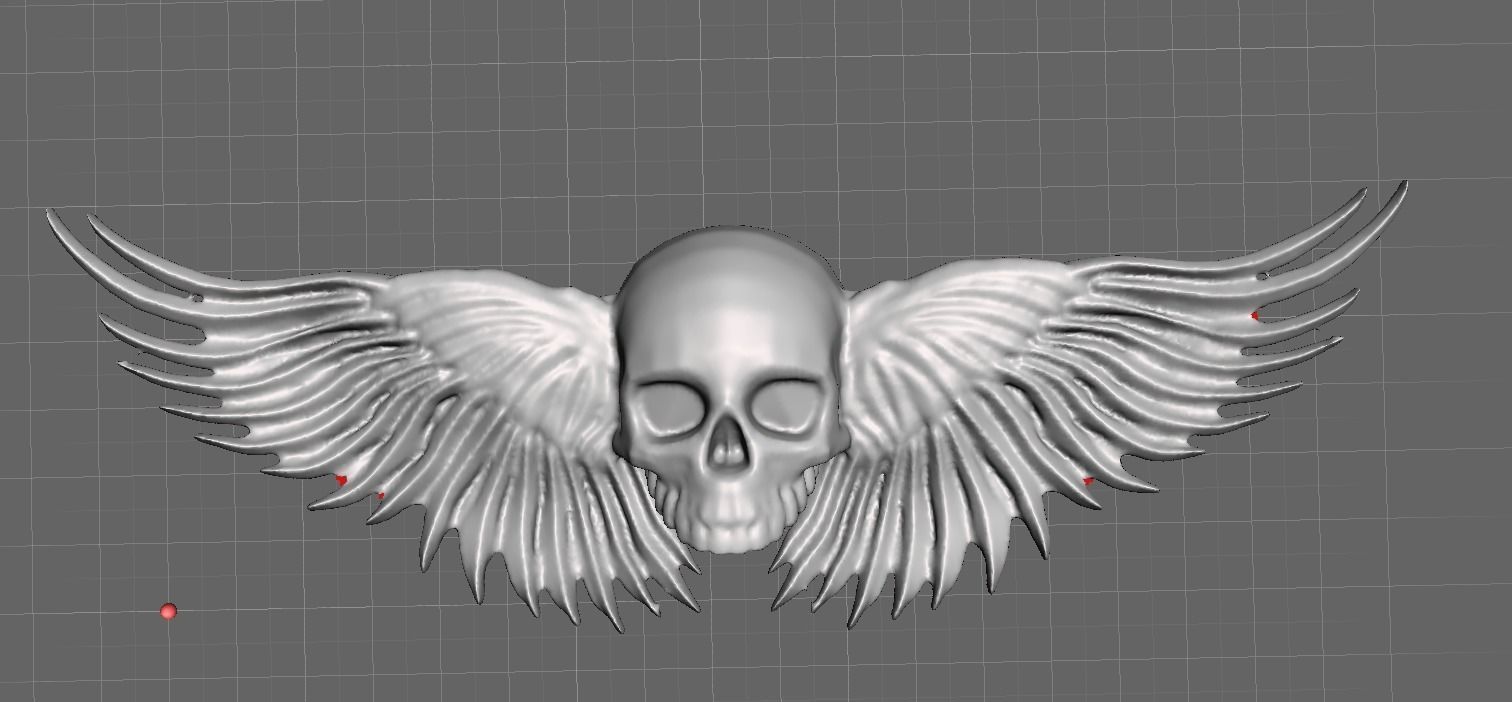 skull 3d model for print 3D print model_1