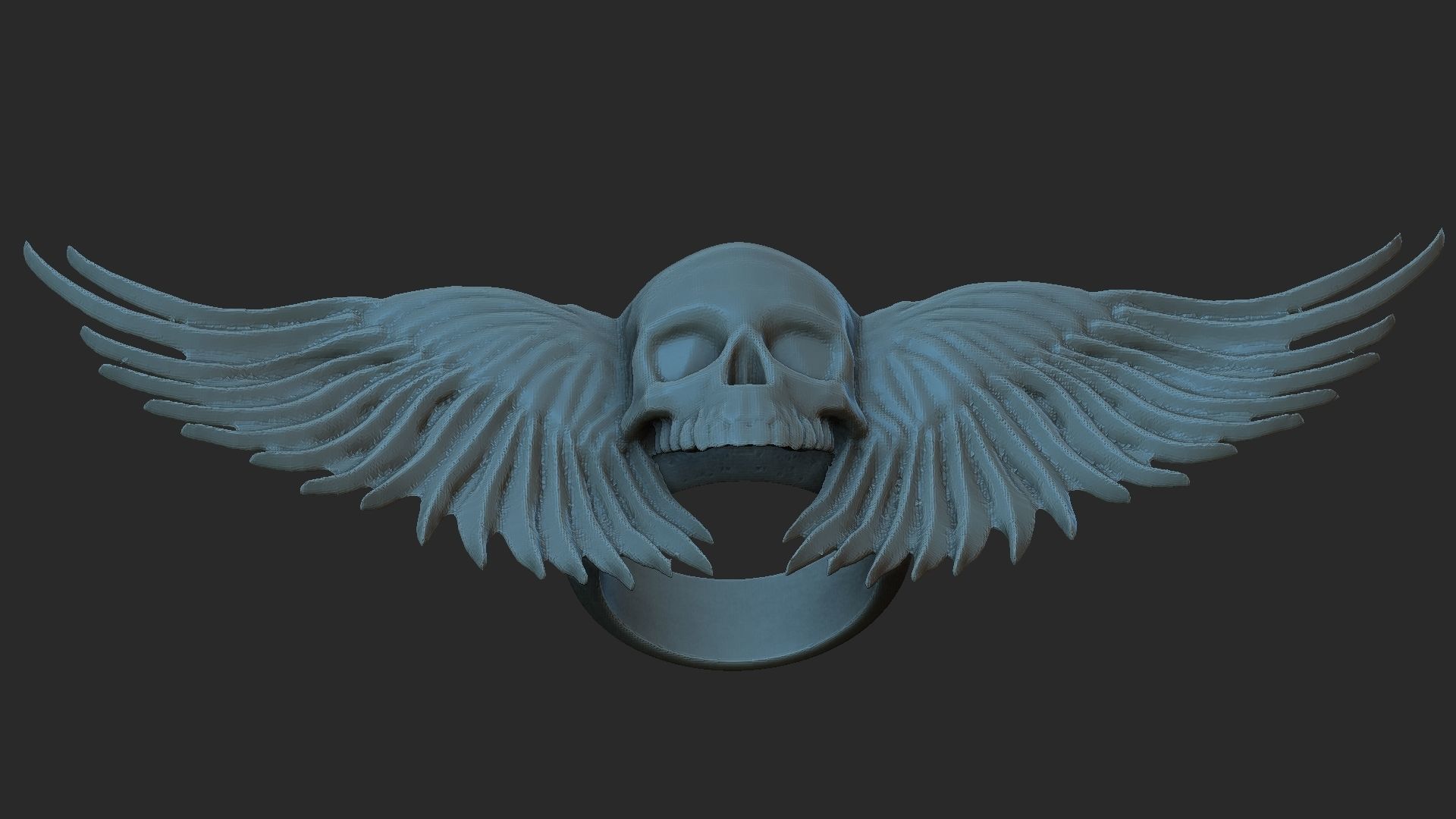 skull 3d model for print 3D print model_4
